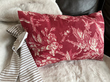 Load image into Gallery viewer, floral pillows with feather down interior