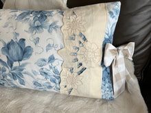 Load image into Gallery viewer, floral pillows with feather down interior