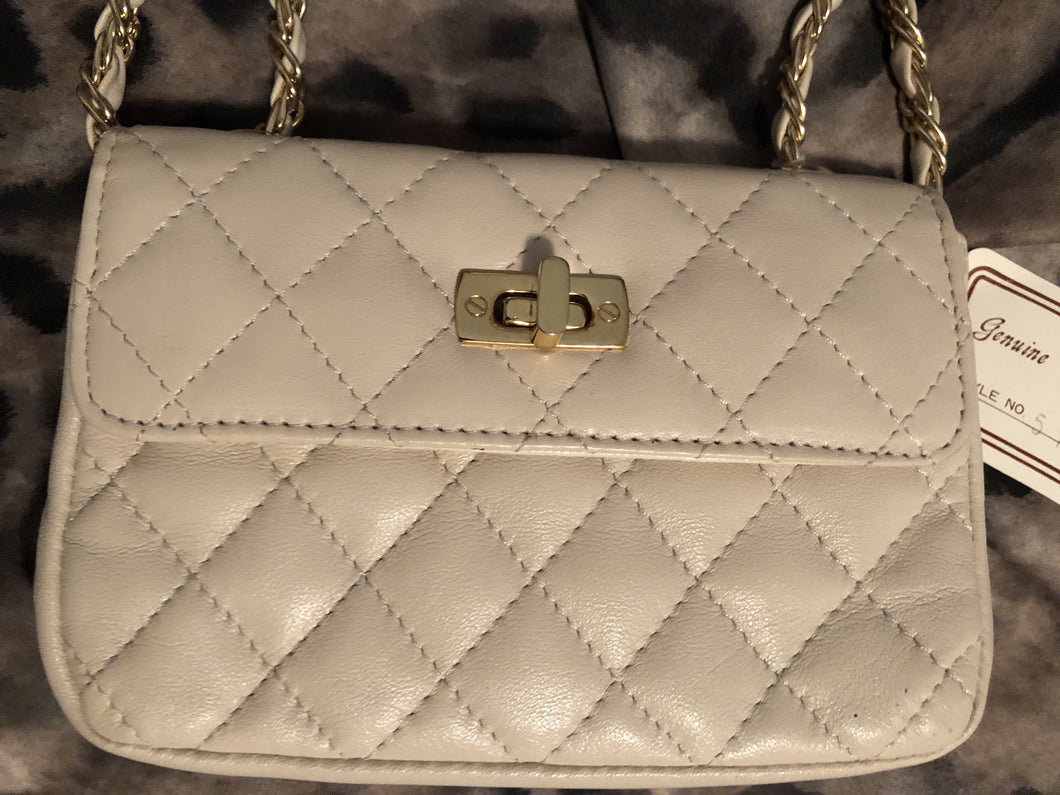 consignment bag - smaller quilted leather