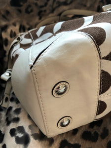 consignment bag - Coach, white and brown