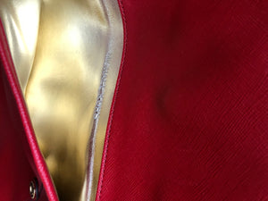 consignment bag - Michael Kors red clutch, or iPad case