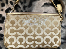 Load image into Gallery viewer, consignment bag - Coach Poppy Goldie collector, larger wristlet