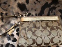 Load image into Gallery viewer, consignment bag - Coach gold +canvas