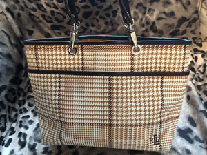 consignment bag - Ralph Lauren, small plaid tote